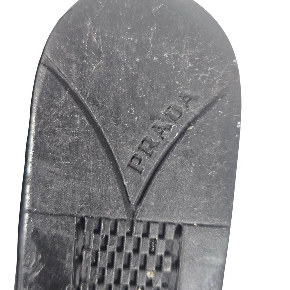 Prada Sport Women Black Wedge Sandal 36 Strappy Gorpcore Minimalist Quiet Luxury - Picture 15 of 16